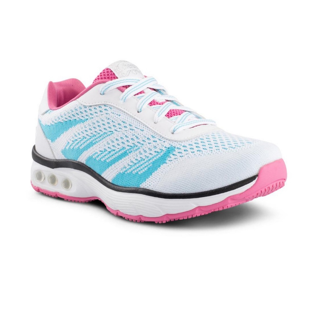 Therafit Carly Pink White Black Sneaker Womens Sz 9.5 Style N80513H